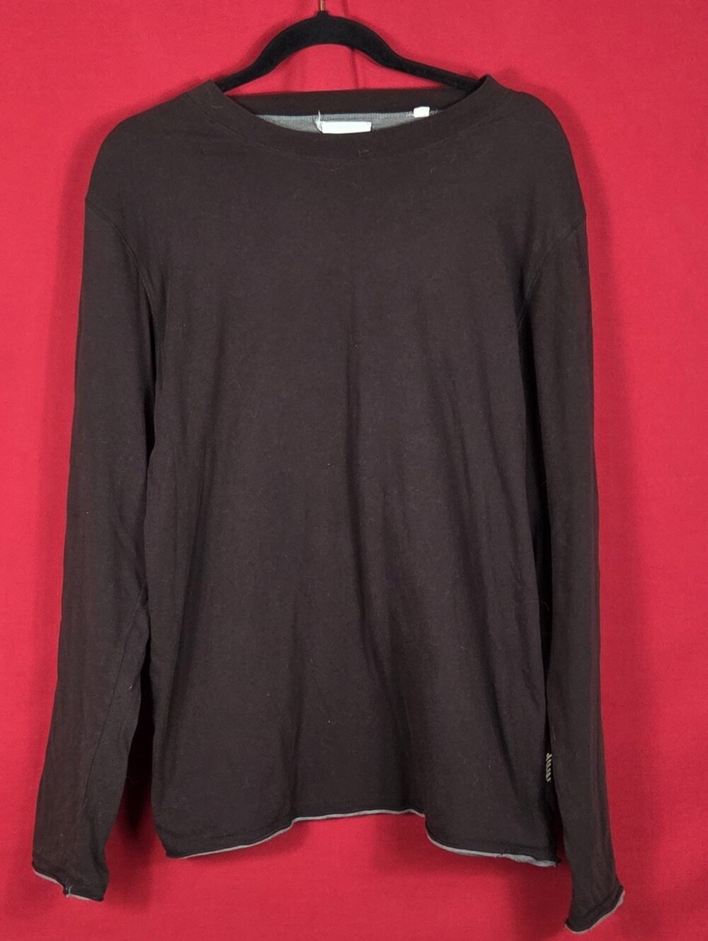 BILLY‎ REID Long Sleeve Shirt Brown Mens Size Large